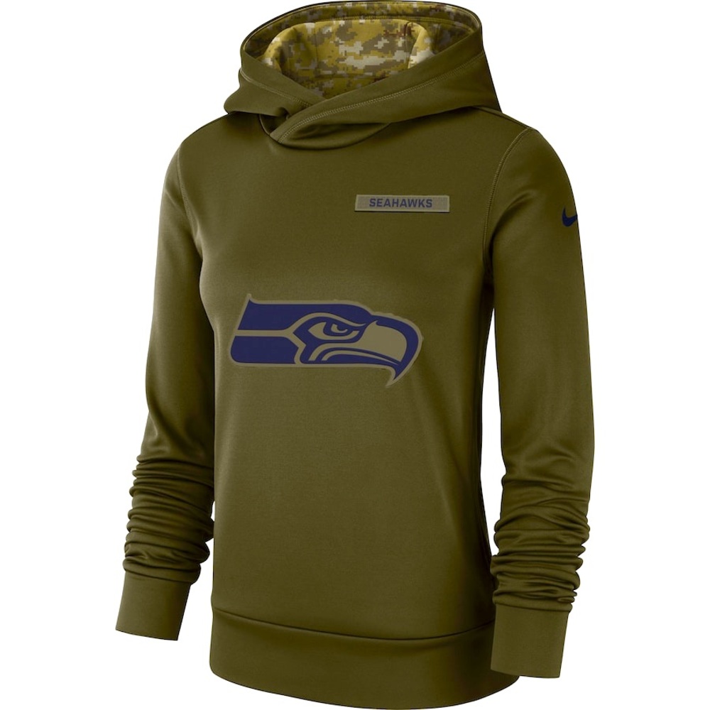 Women’s Nike Olive Green Salute to Service Hoodie 2xl.